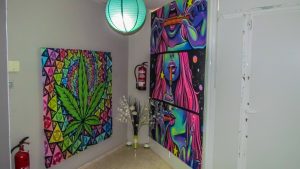 Green Moon Cannabis Social Club Alicante Artwork