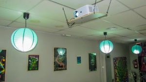 Green Moon Cannabis Social Club Alicante Artwork