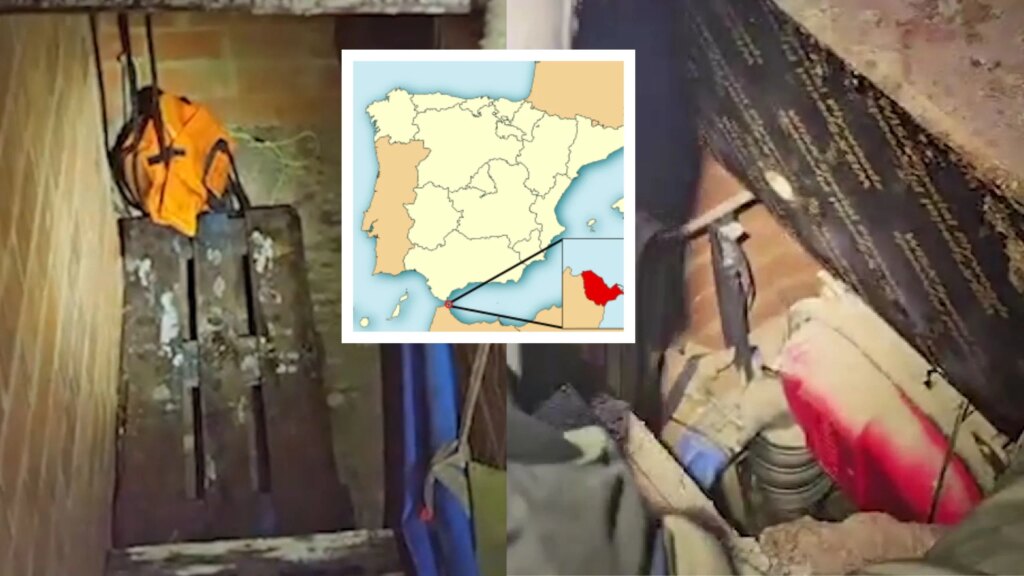 Inside the secret tunnel used to smuggle drugs into Spain