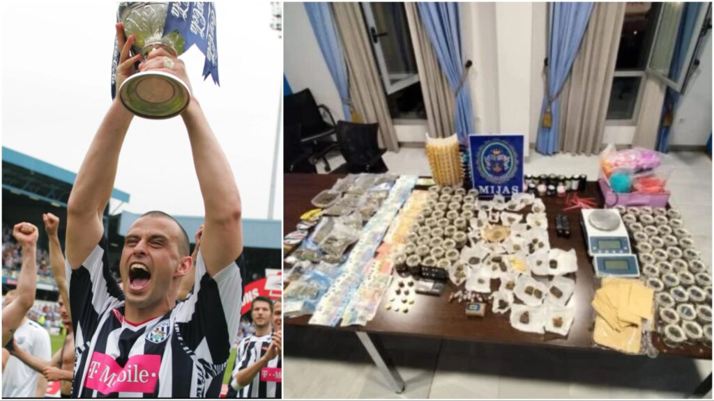 NAMED: Ex-Premier League footballer, 47, arrested in dramatic undercover drugs bust on the Costa del Sol